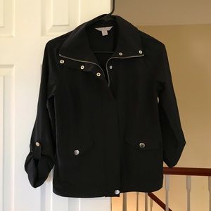 Black zip up Laura Ashley (PS)